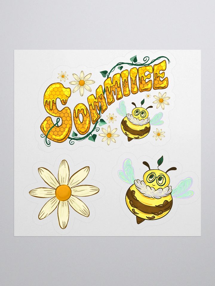 Honeybee Kiss Cut Sticker Set product image (1)