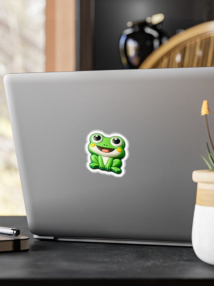 (BUNDLE 4 PACK) Frog Sticker 3” x 4” product image (2)