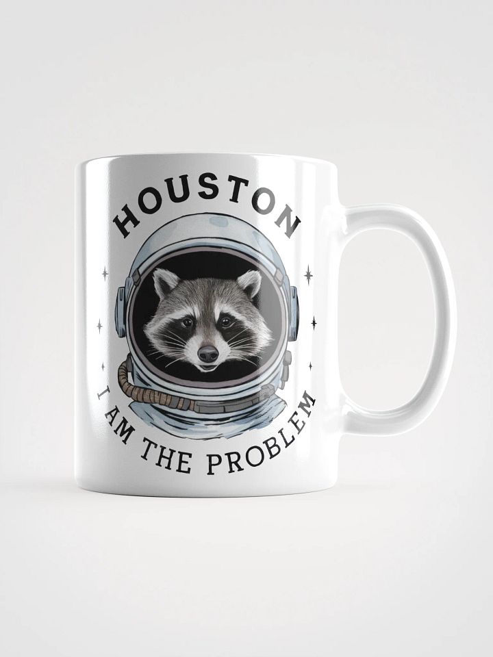 Astro Raccoon I Am the Problem Mug product image (3)
