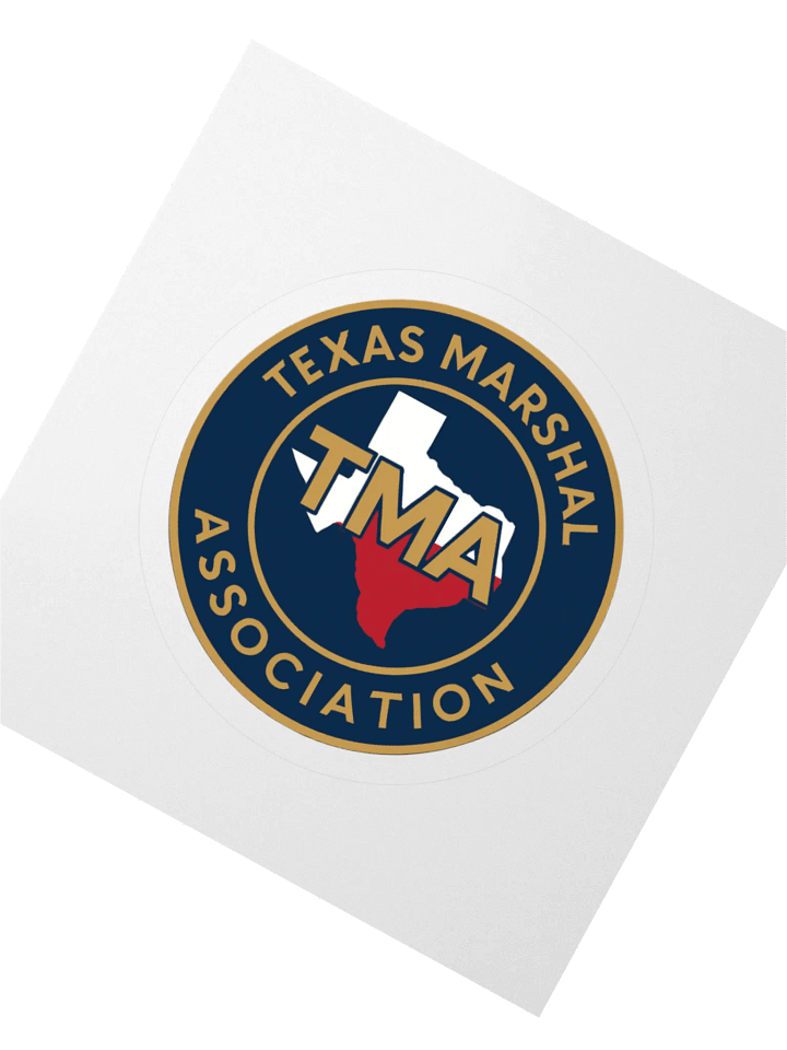 Texas Marshal Association Emblem Stickers product image (4)