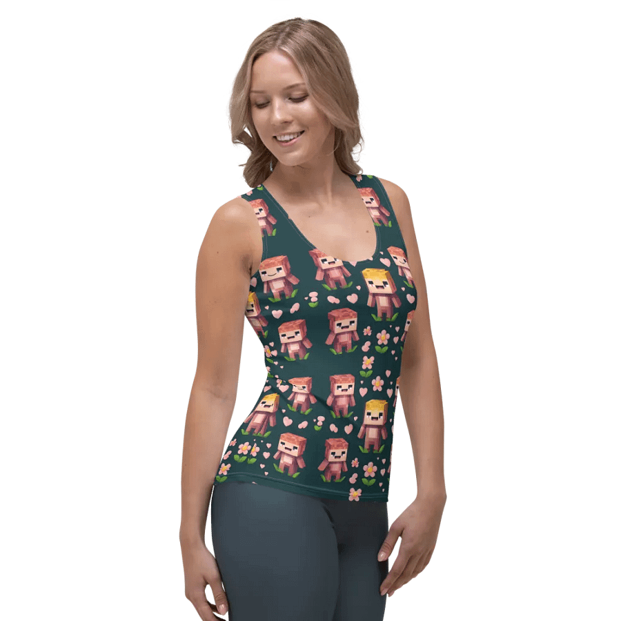 Pixelated Love Women's Tank Top product image (4)