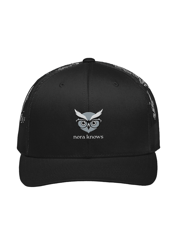 nora knows embroidered trucker cap product image (1)