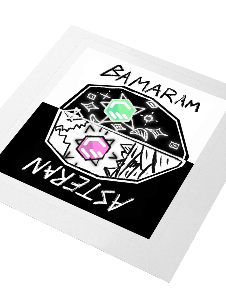 Asteran Bamaram mask emblem sticker product image (8)