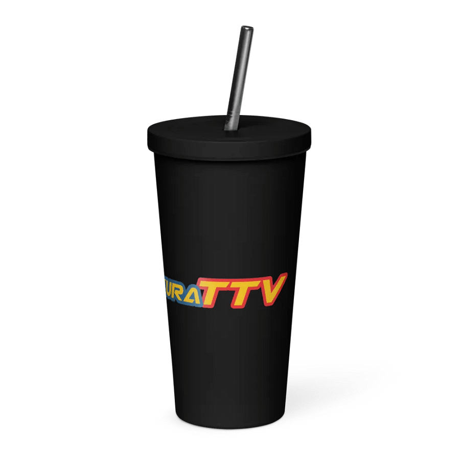 DarkSakuraTTV Insulated Tumbler with a Straw product image (3)