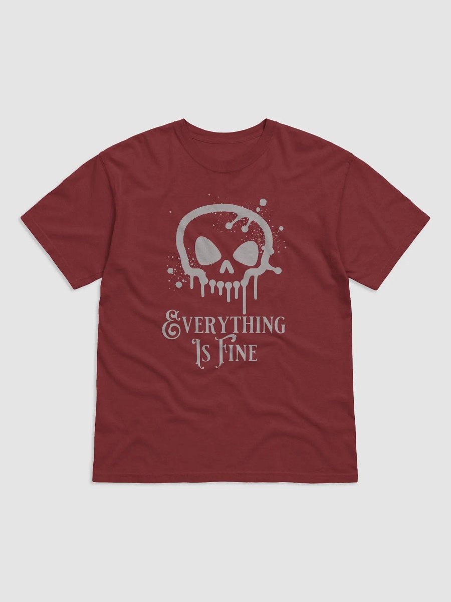 Everything is Fine Skull Design Comfort Colors T-Shirt product image (2)