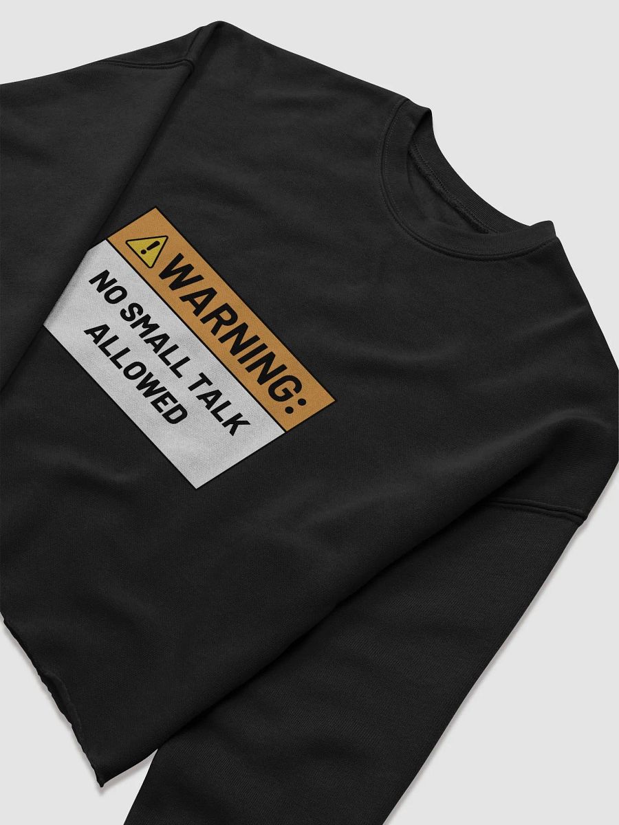 NO SMALL TALK ALLOWED cropped crewneck product image (12)