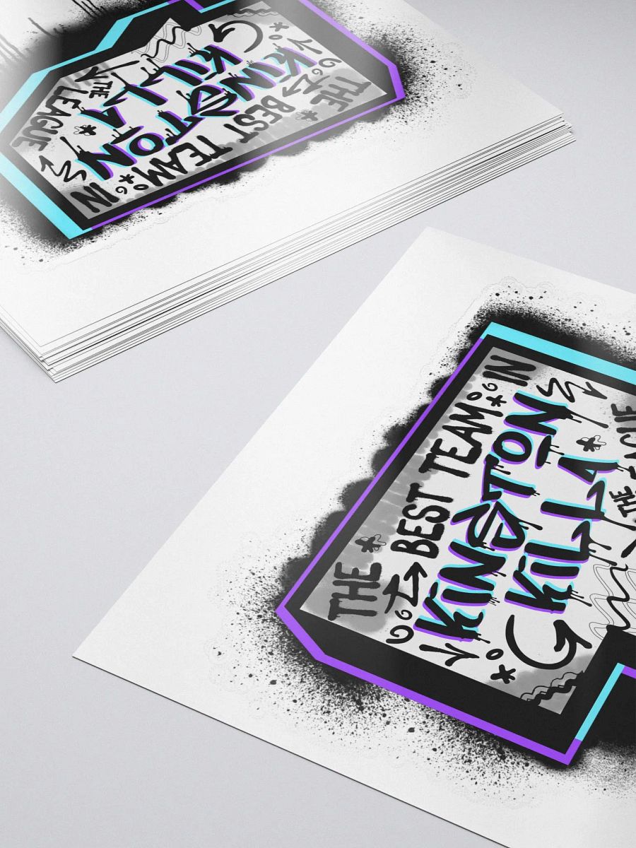 Best Team in the League (Kiss cut stickers) product image (5)