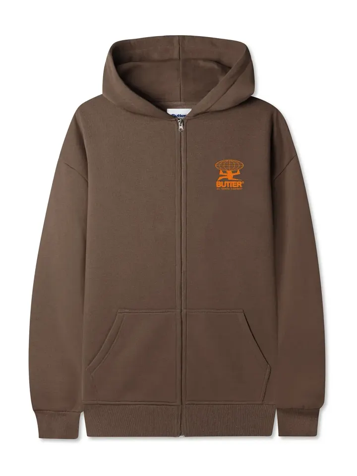 Terrain Zip-Thru Hood, Washed Brown product image (1)
