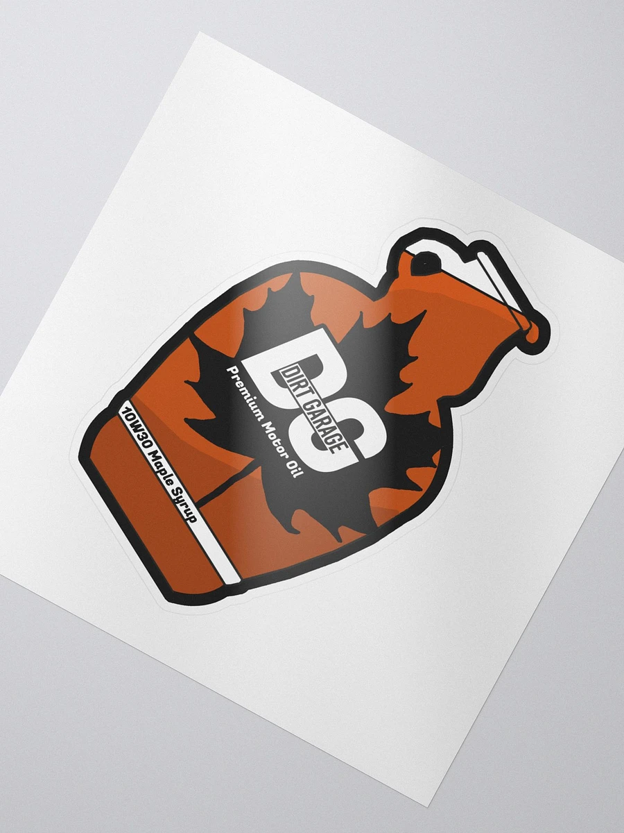 Maple Syrup Motor Oil Sticker product image (2)