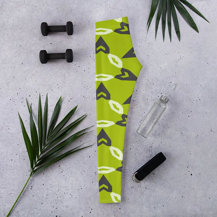 Geometric Symmetry All-Over Leggings product image (2)