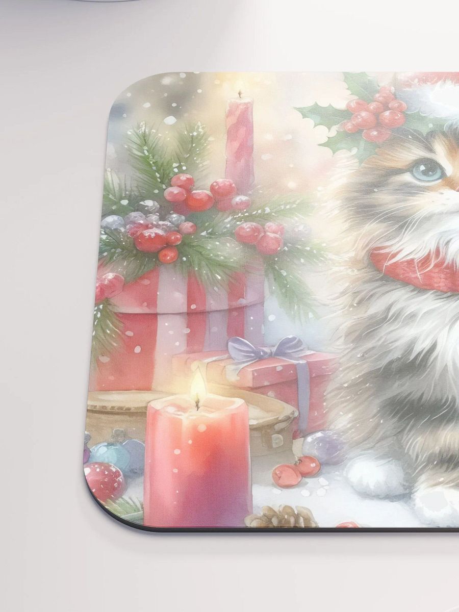 Festive Feline Wonderland Mouse Pad product image (7)