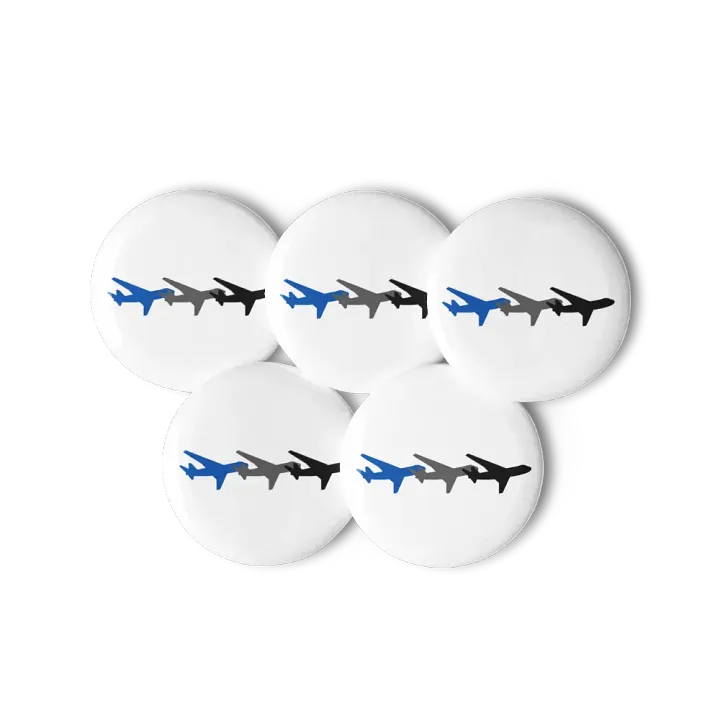 The Three Planes Pin Set product image (1)