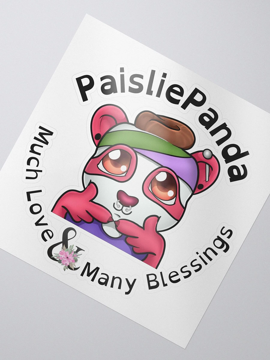 UwU PaisliePanda Love and Blessings Sticker product image (2)