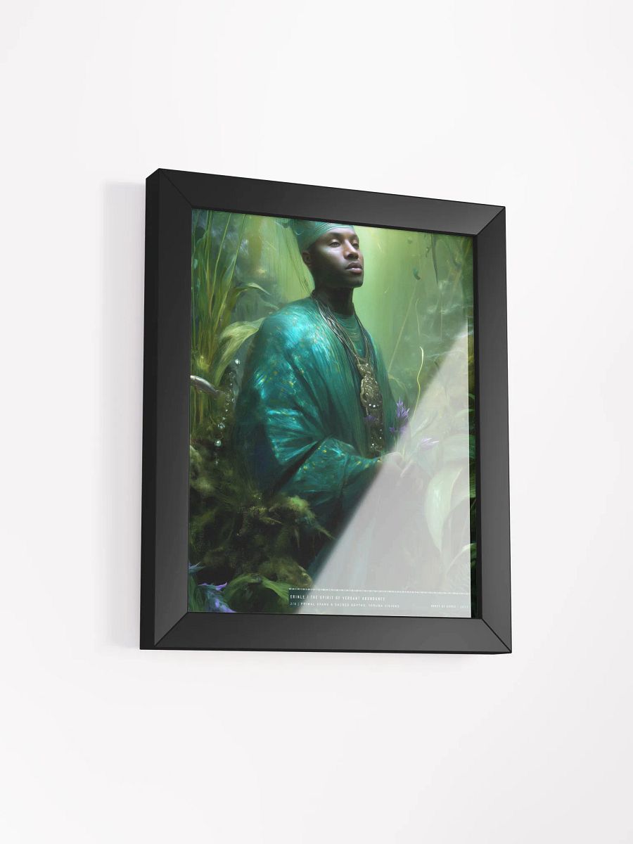 Erinle: The Spirit of Verdant Abundance – Framed Matte Poster product image (10)