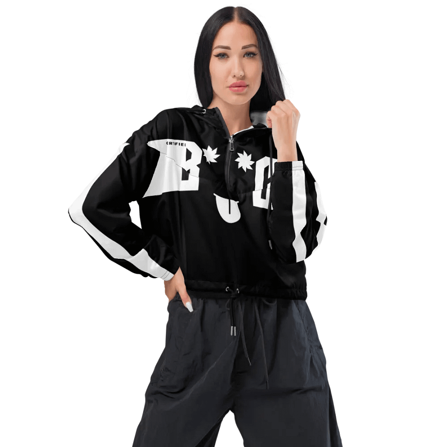 Certified Attitude Cropped Hoodie Windbreaker product image (4)