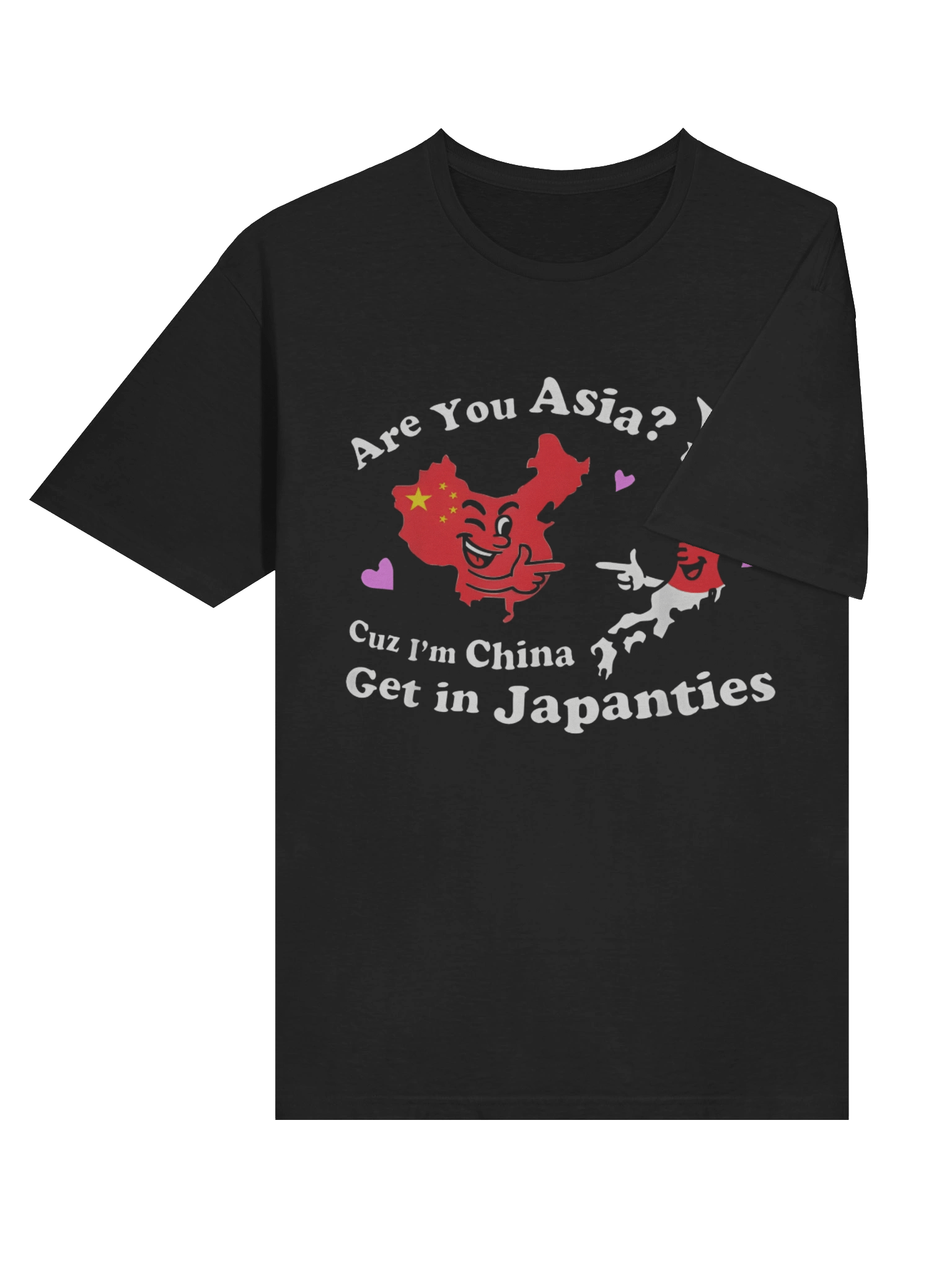 Are You Asia C.u.z I’m China Get In Japanties T-Shirt product image (4)