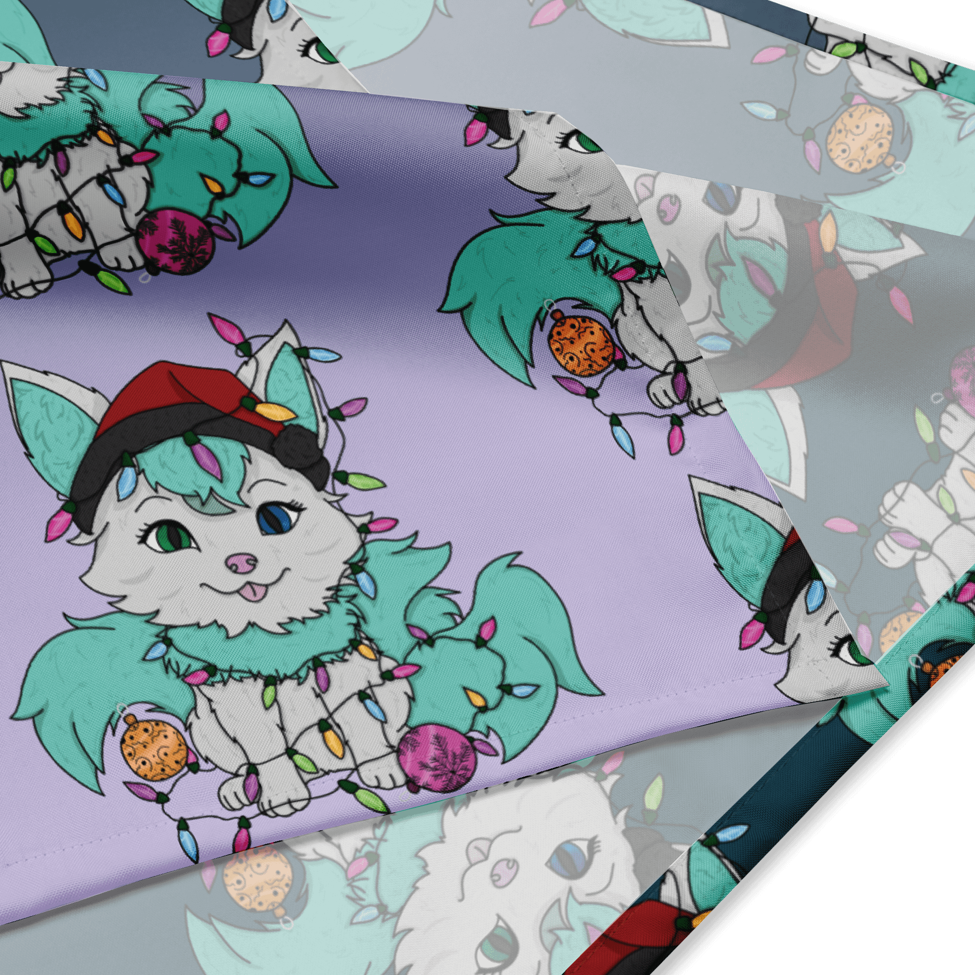 Holiday Kitsune Gradient Bandana product image (4)
