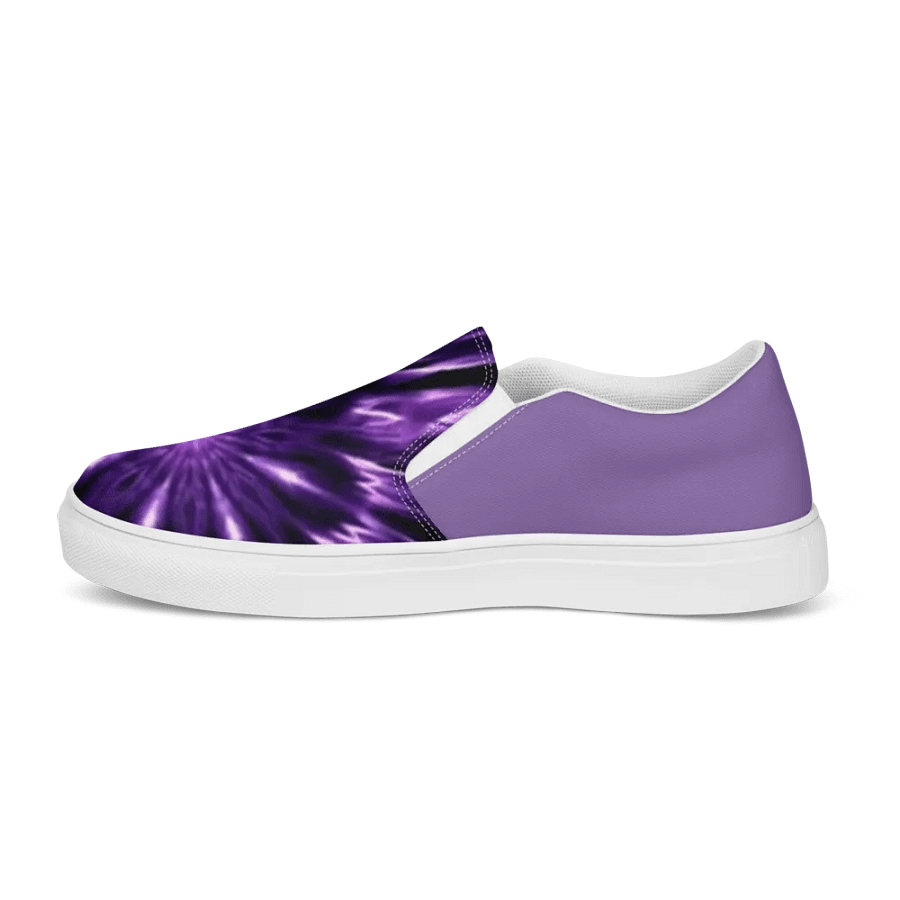 Purple Dye Men's Canvas Slip On Shoes product image (10)