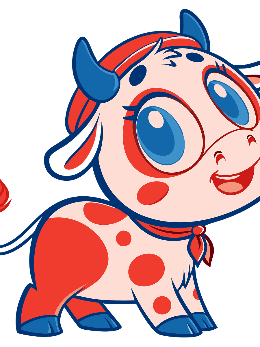 Clipart - Cute Baby Cows product image (10)