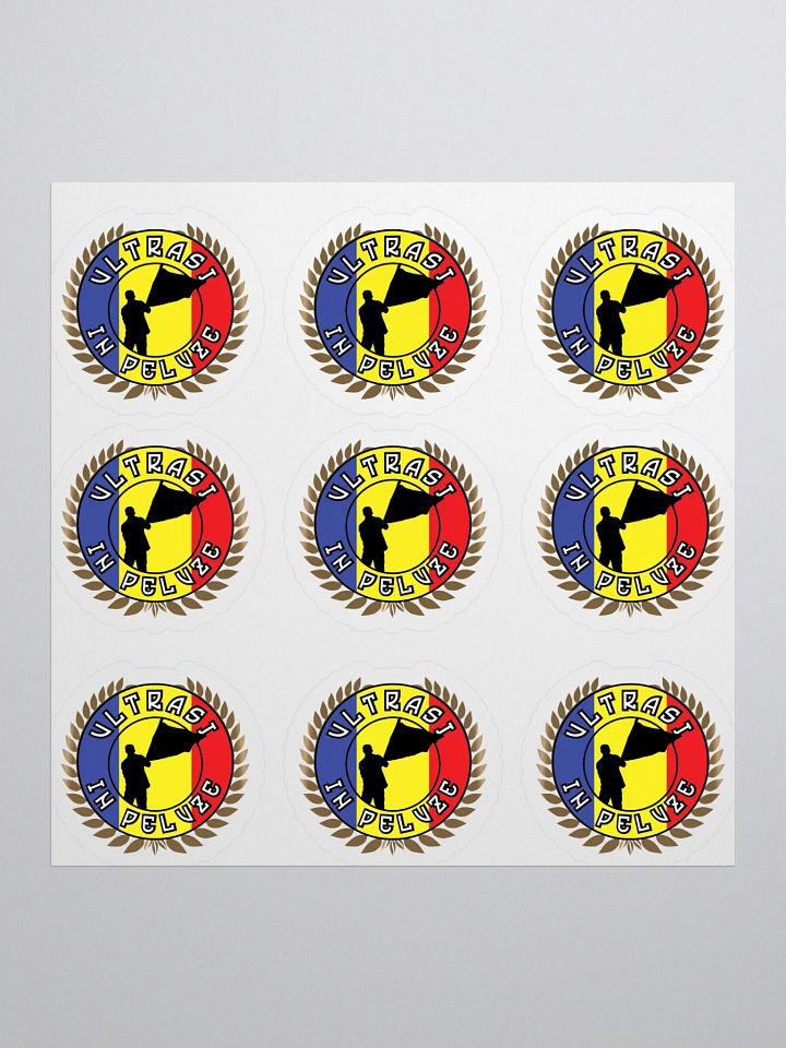 Pachet 9 Stickere Logo Ultrași în peluze product image (1)