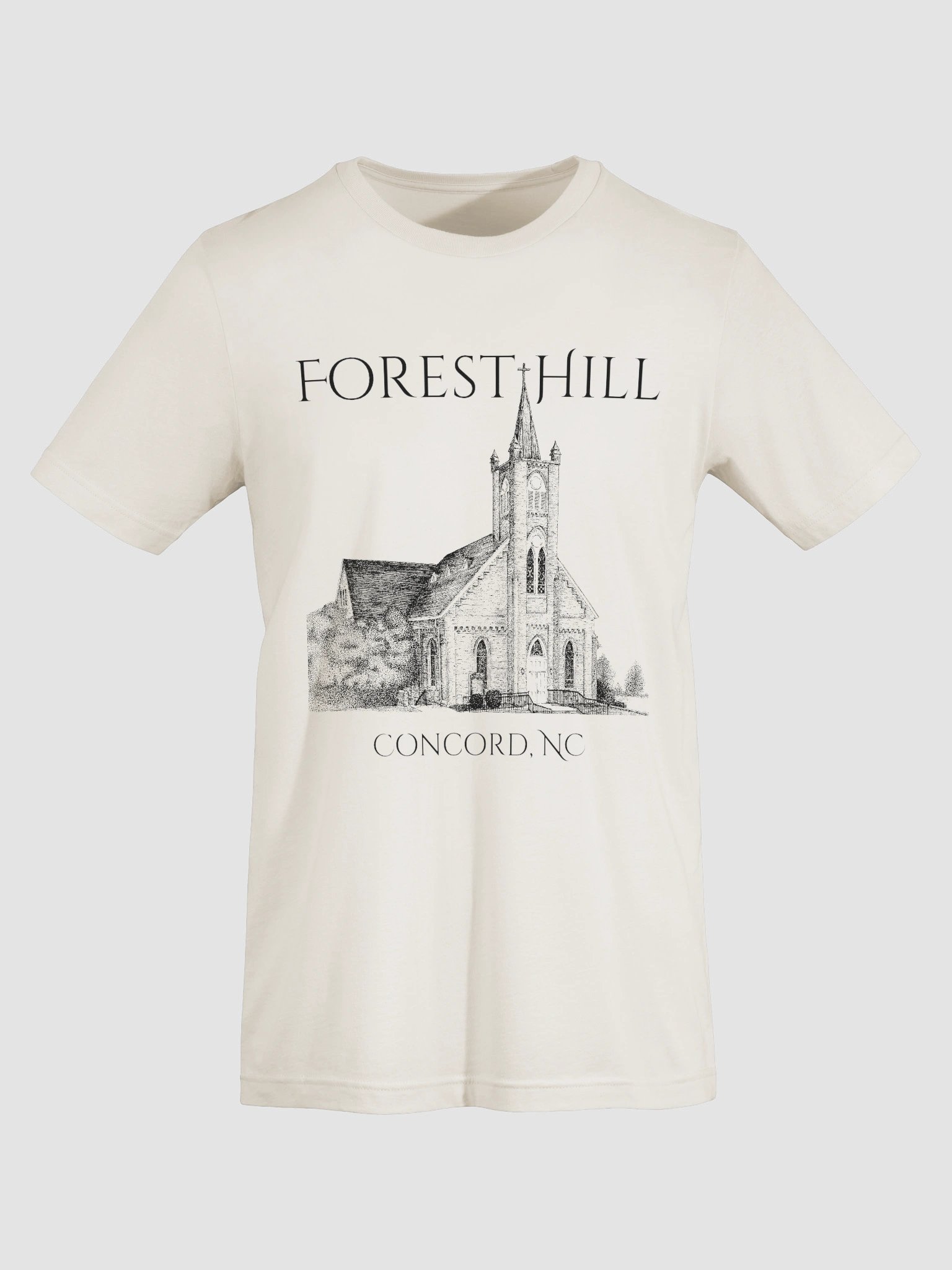 Forest Hill Traditional Illustrated Church T-Shirt product image (69)