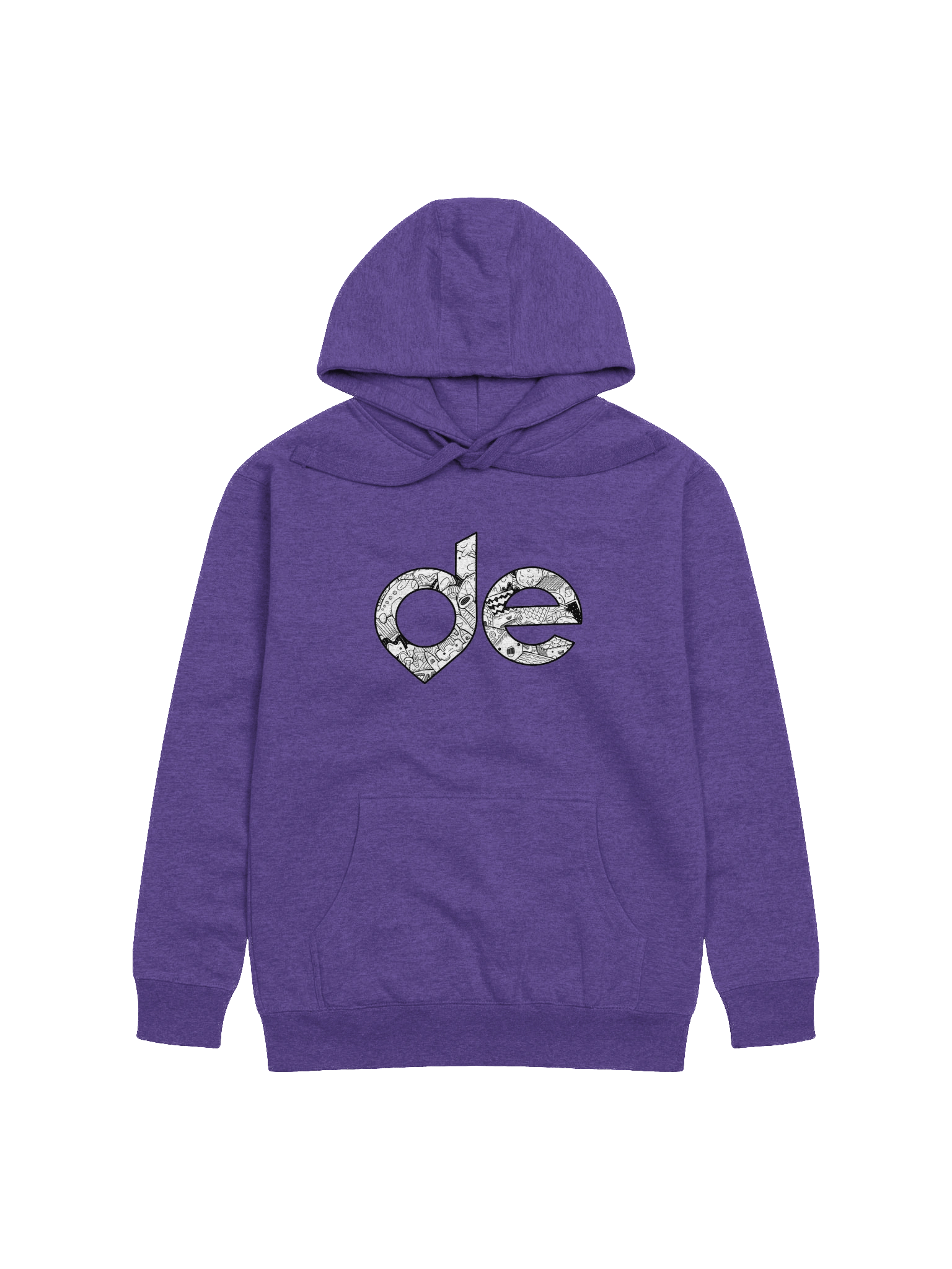 De Logo Patterned Hoodie product image (7)