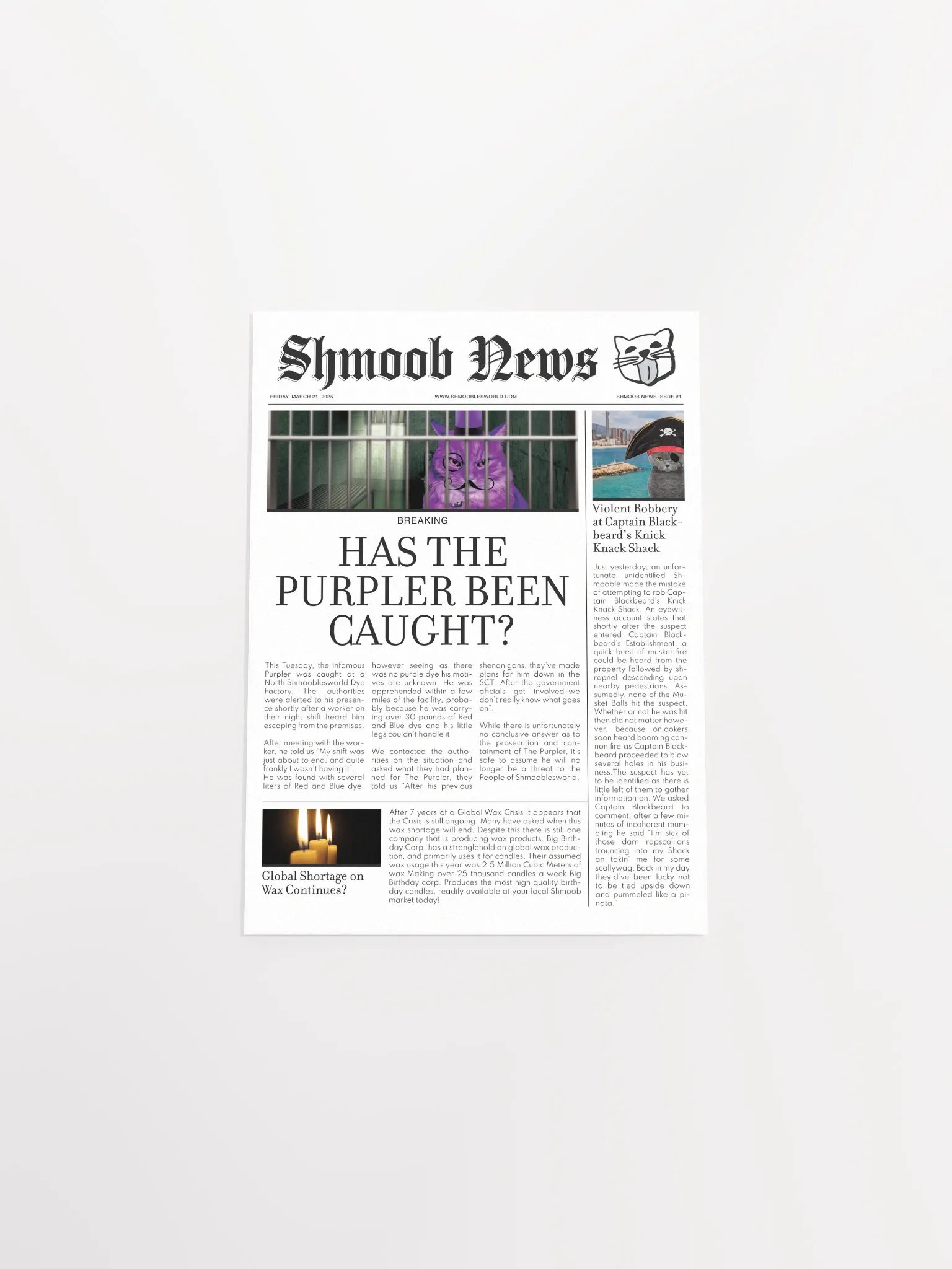 Shmoob News Issue #1 product image (4)