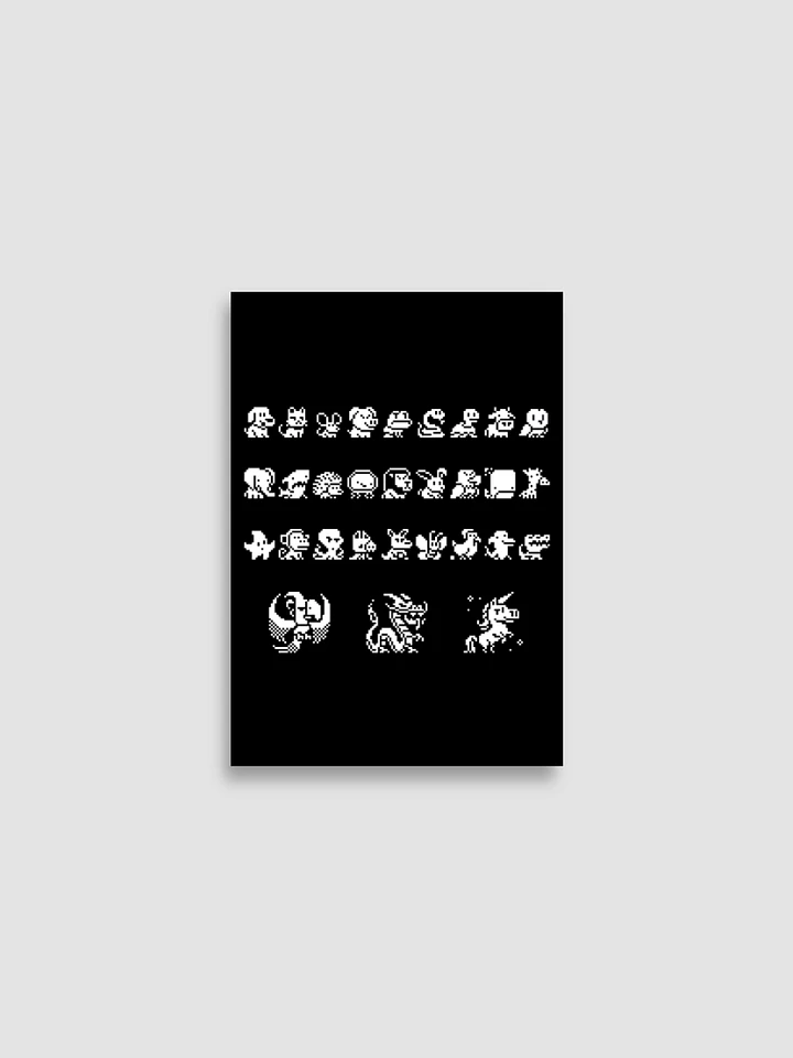 Pixel Animals Print - Matte Paper product image (1)