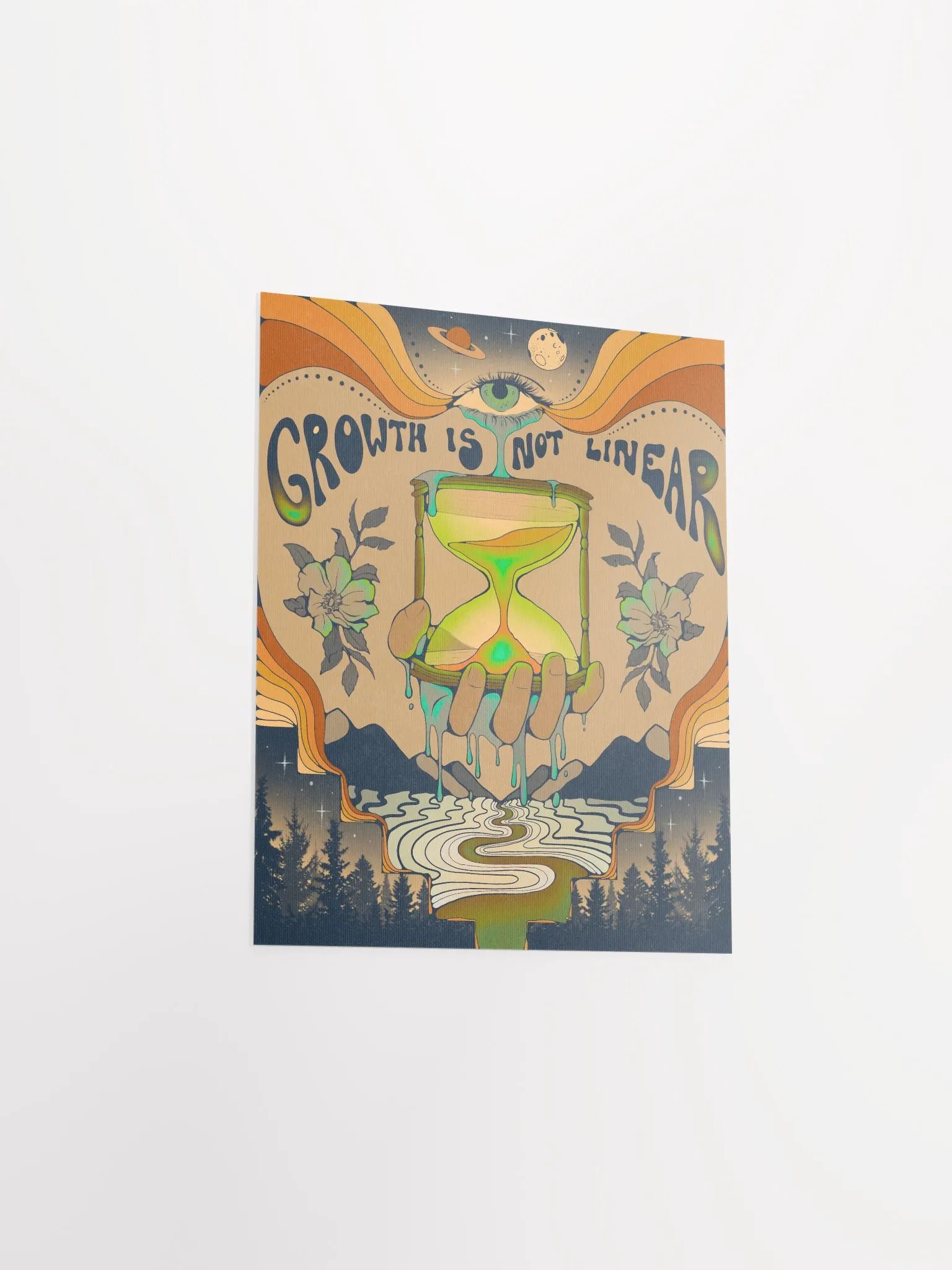 Matte Poster - Growth Is Not Linear product image (2)