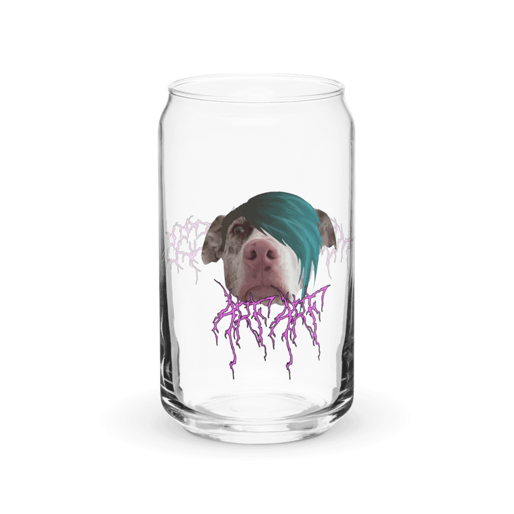 m00n Goes Metal Drink Glass product image (1)
