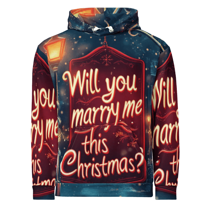 Christmas Proposal Unisex Hoodie product image (1)