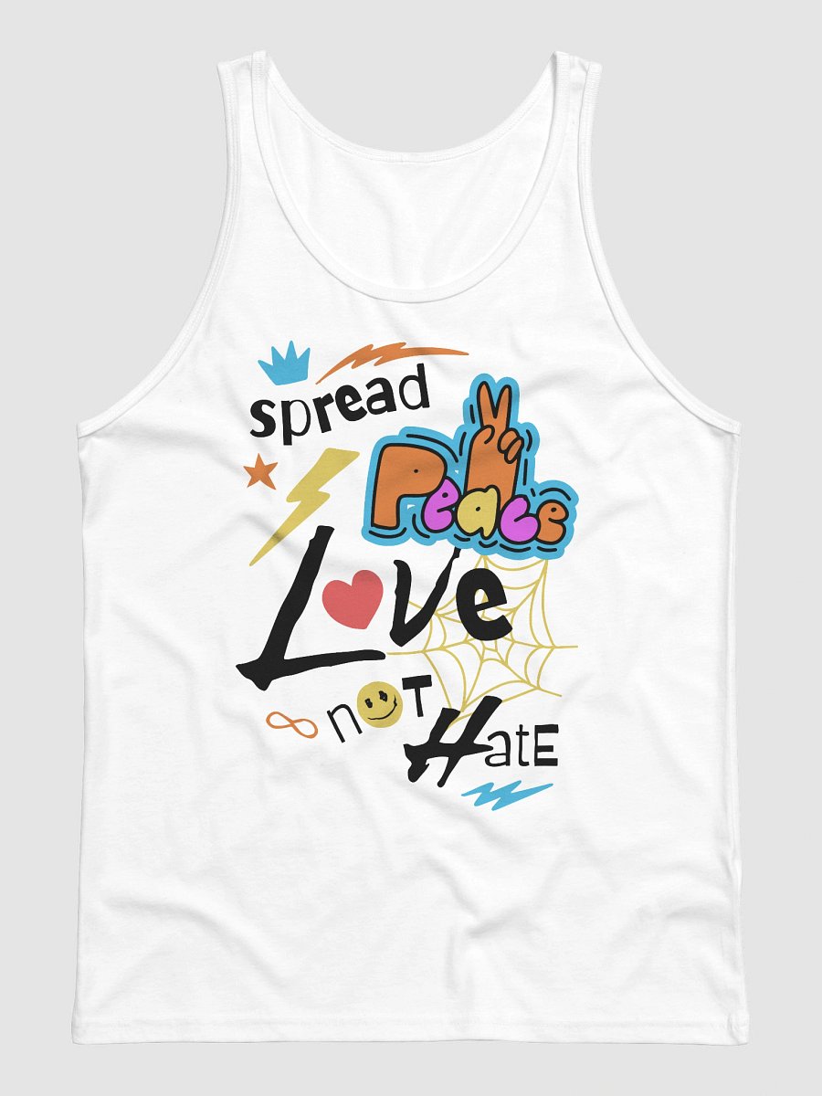 Spread Love, Not Hate | Jersey Tank by Bella+Canvas product image (2)