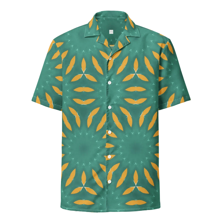 Hawaiian Style Shirt, Burst Print, Button Up product image (1)