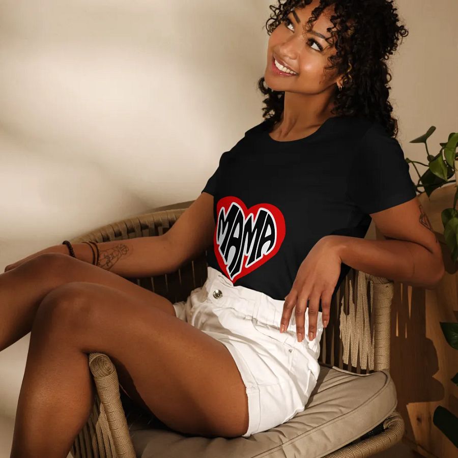 Affectionate Mama Heart Women's Tee product image (9)