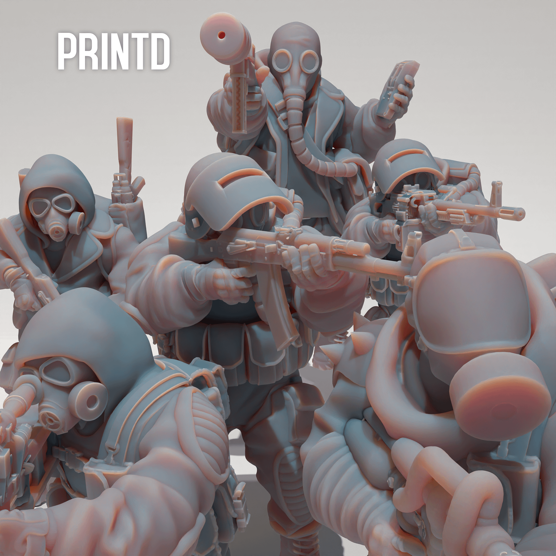 After the Fall Part 2 - Post Apocalyptic Zona Alpha Wargame Hobby Resin Scale Models product image (1)