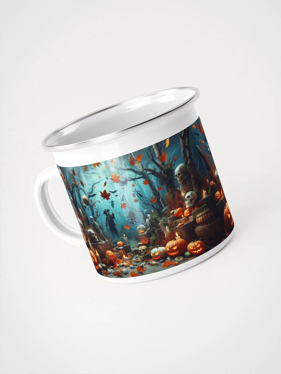 Underwater Halloween Forest Enamel Mug product image (4)