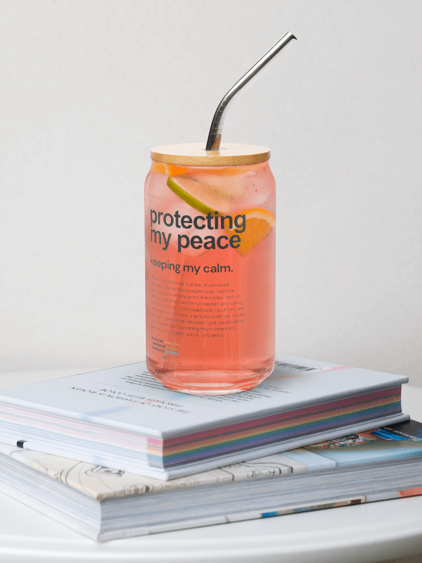 Official Planted By Calm | Calm Keepers Can-Shaped Glass (Style 2, with Bamboo Lid and Metal Straw) product image (6)