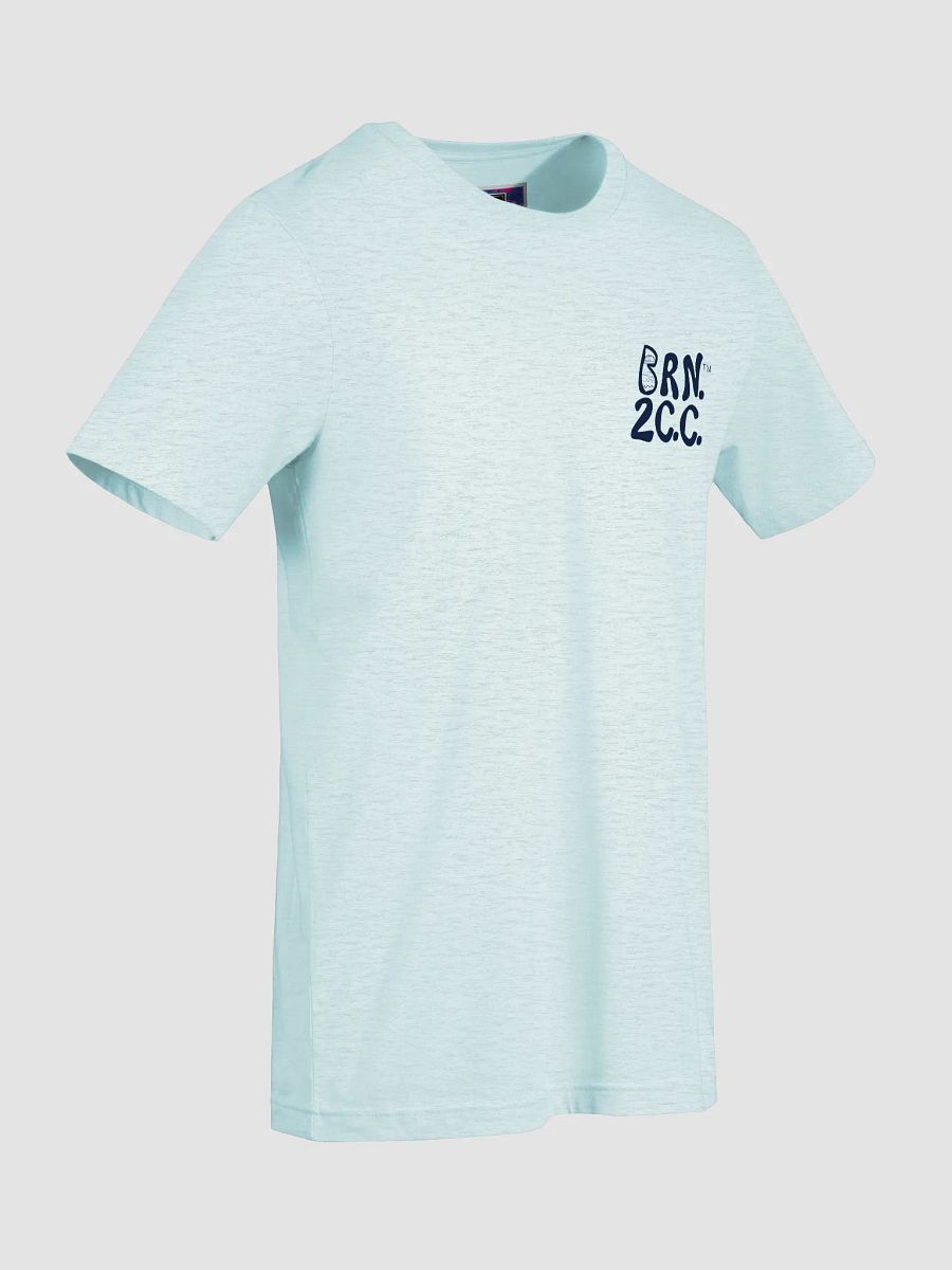 Women's | BOURNE to Cape Cod™ | Supersoft T-Shirt by Bella+Canvas | Navy Blue Logo on Light Neutrals product image (96)