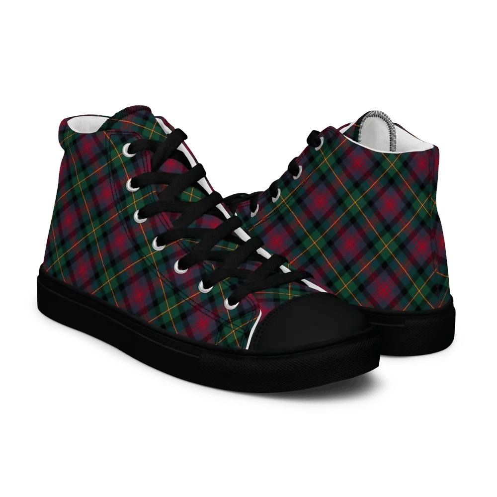 Logan Tartan Men's High Top Shoes product image (7)