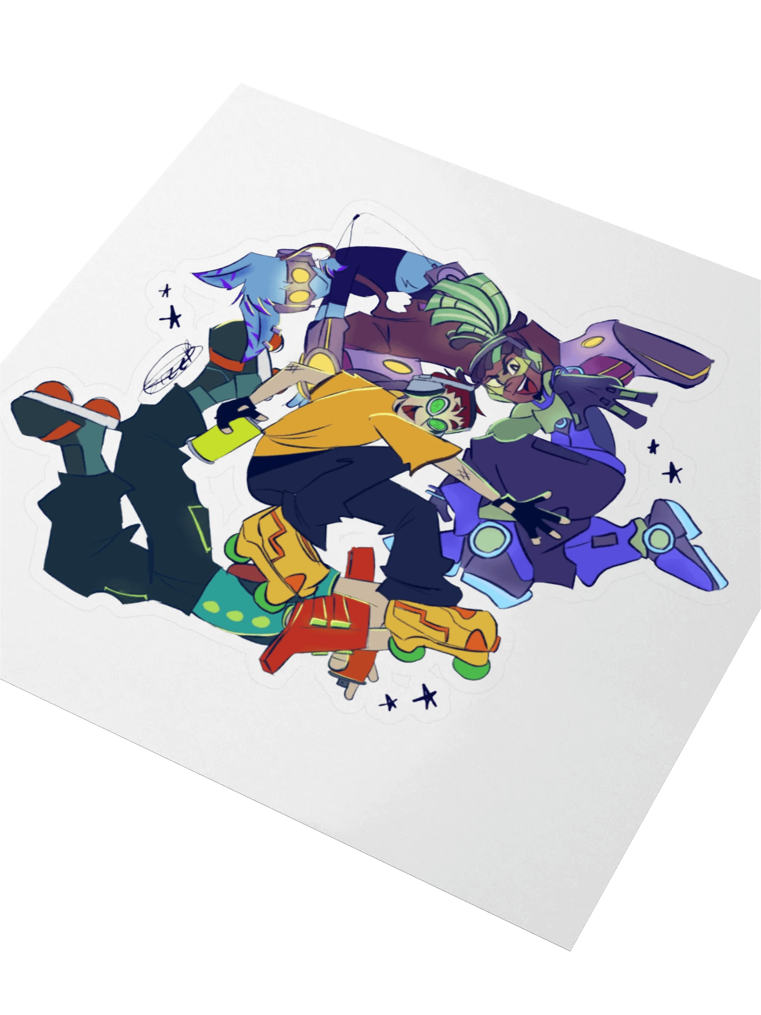 Game Guys on Skates sticker product image (3)