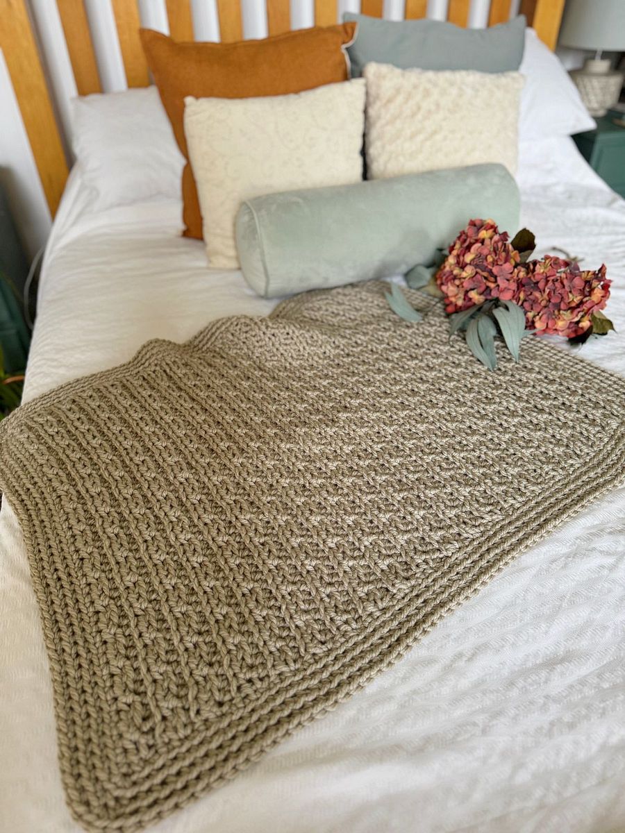Mystical Blanket / Easy Chunky Crochet Blanket Pattern in 4 Sizes product image (5)