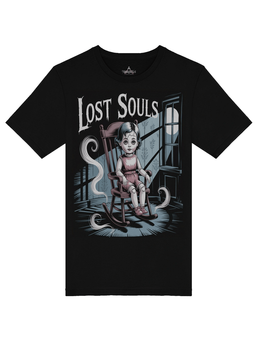Lost Souls Unisex Supersoft T-Shirt by Midnight Veil Designs - Gothic Black, Red & More product image (5)