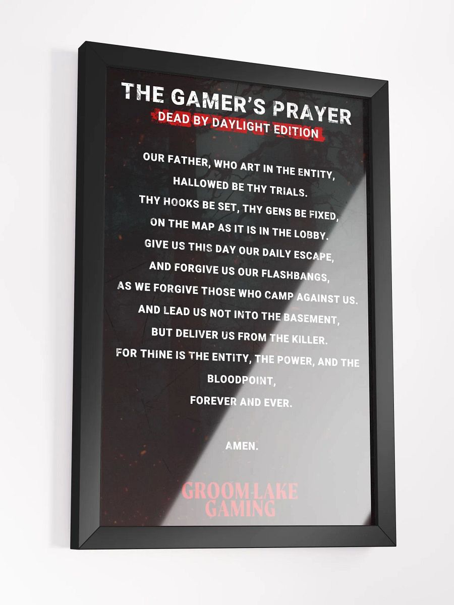 The Gamer's Prayer: DBD Edition product image (4)