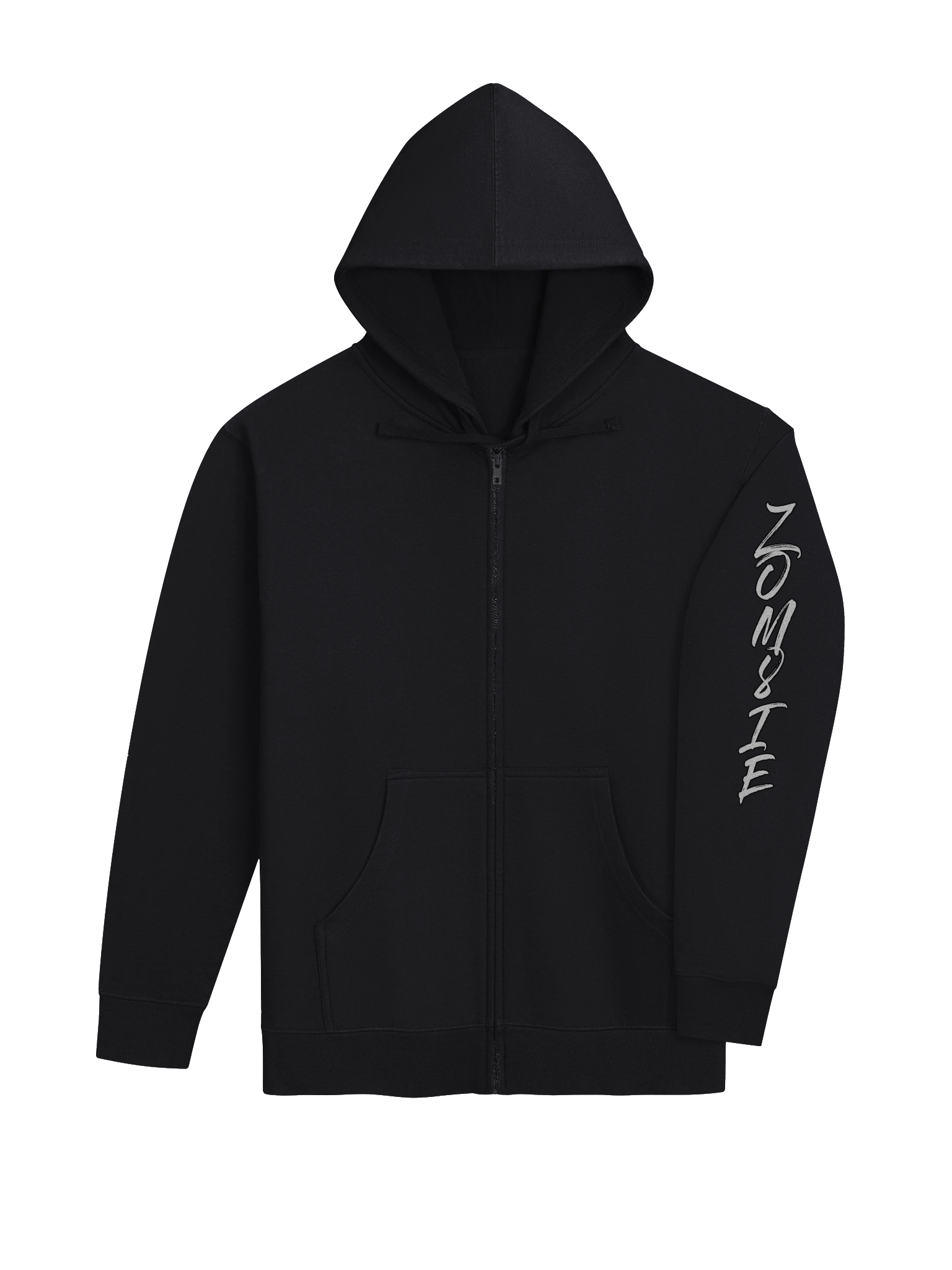 Stylish Zombie Fleece Zip-Up Hoodie product image (4)