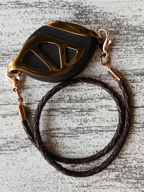 Coffee Leather Bolo Wrap Bracelet | Handmade Accessory for Bellabeat Leaf Urban & Ivy product image (1)