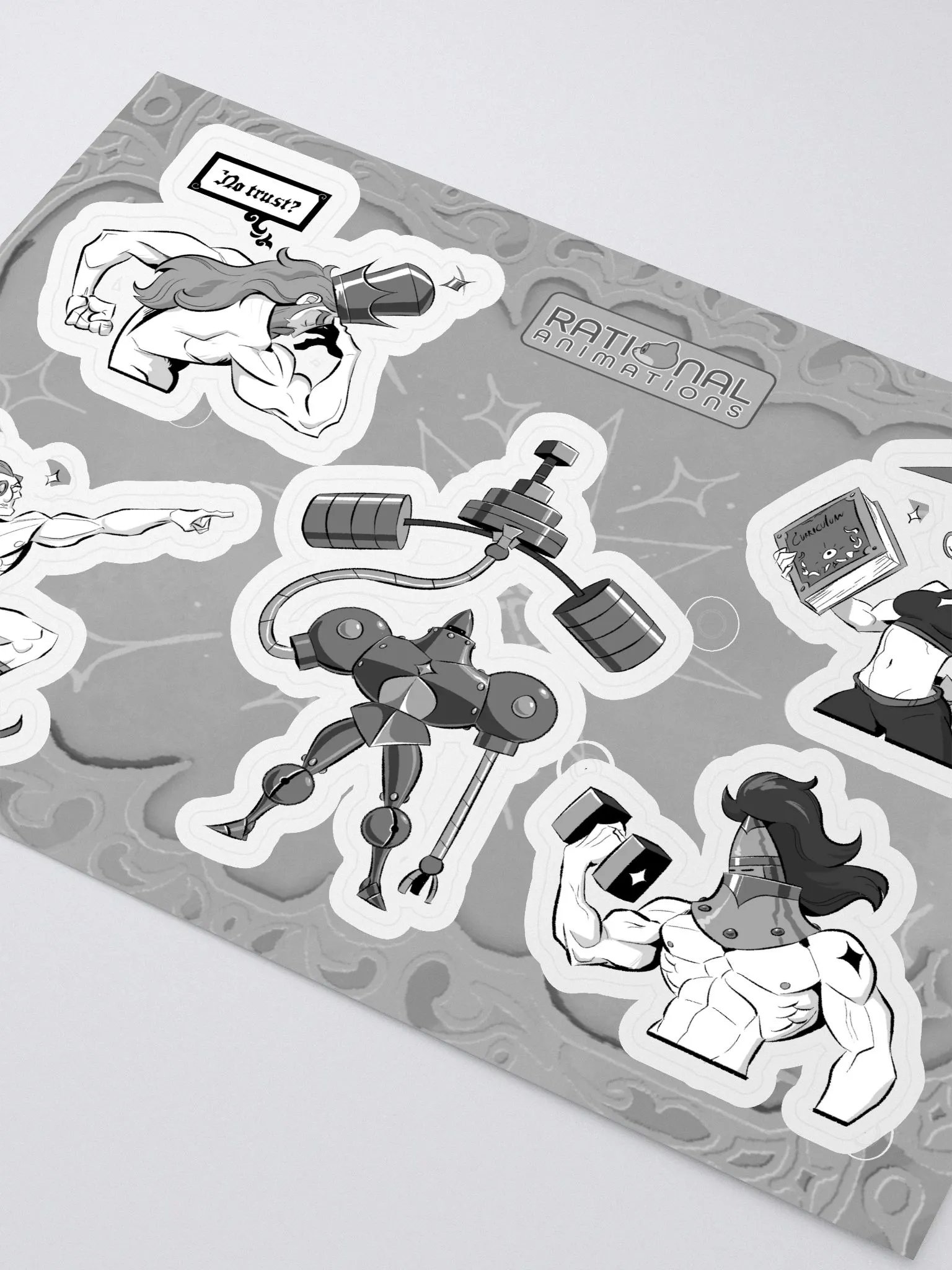 The King and the Swolem - Sticker sheet product image (3)