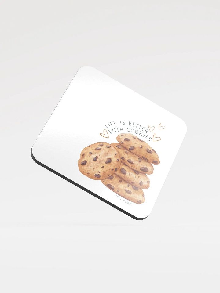 'Cookies' Glossed Cork Coaster product image (1)