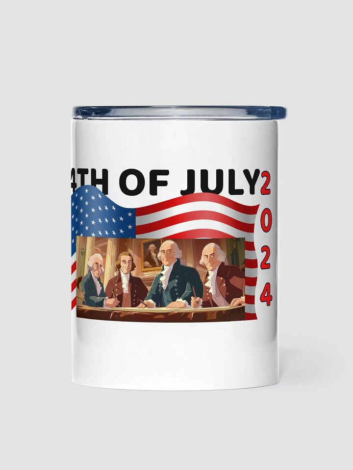 2024 4TH OF JULY BLACK LETTERS MUG product image (1)