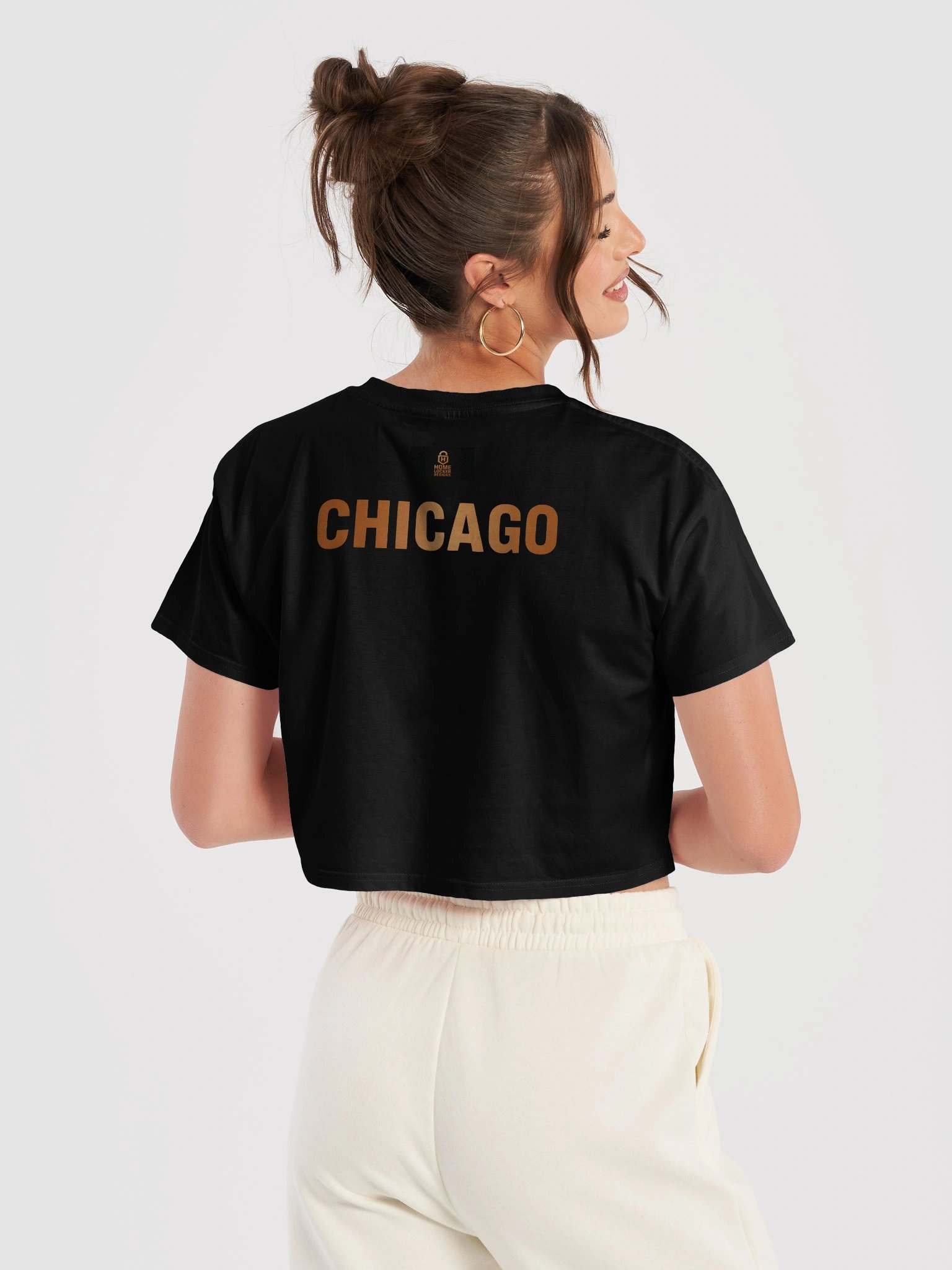 Chicago Grizzly Mode Women’s Crop Tee | Chicago | Football | Home Locker product image (3)