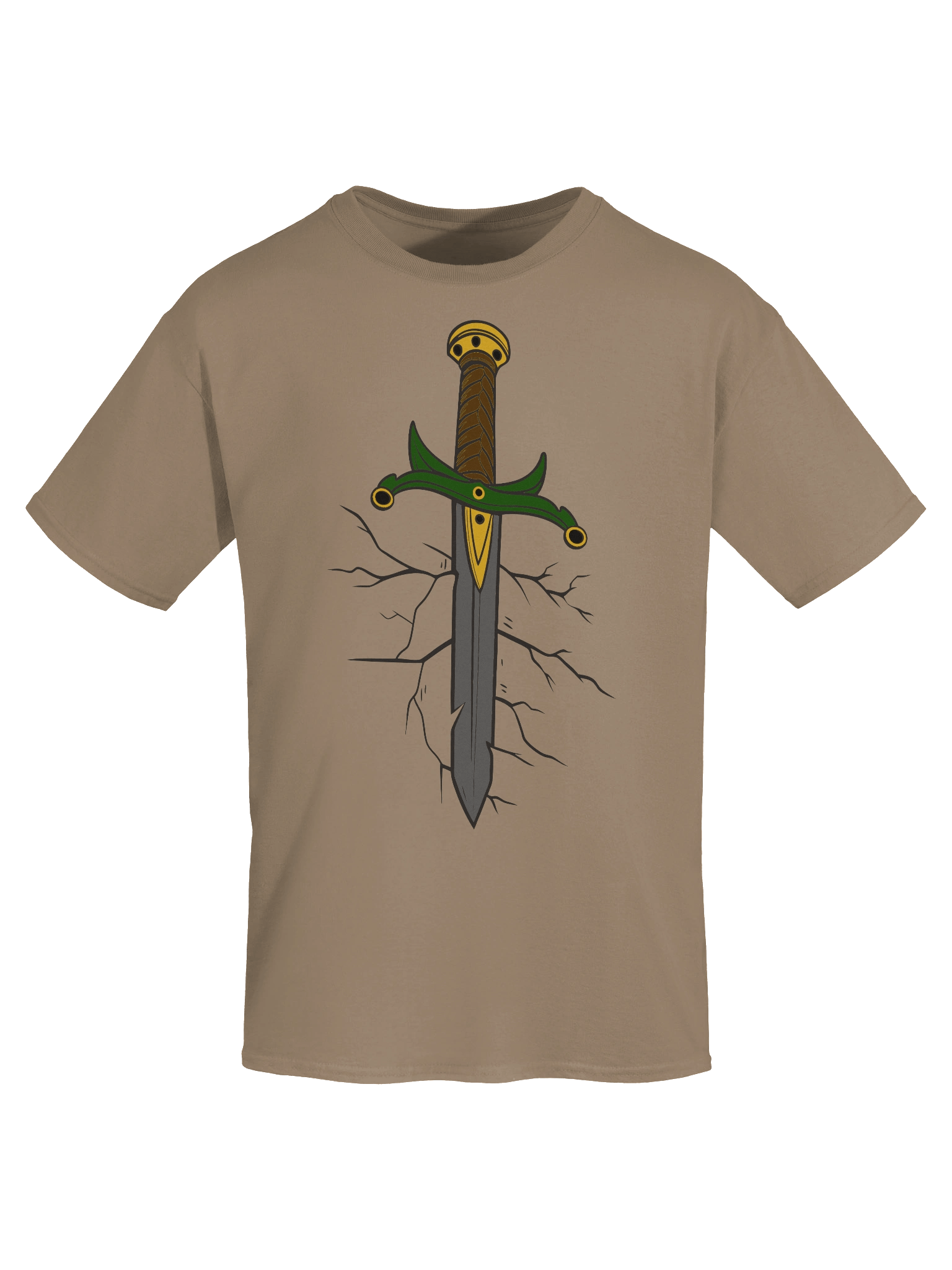 Cracked Steel Guardian Sword T-Shirt product image (7)